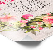 Unterzeichnung der ersten Geburtstagszeit Kapsel | Fotodruck (Ecke)