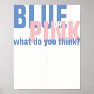 UNTERZEICHNUNG DER GESCHLECHTERREVEAL POSTER