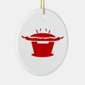 Unterzeichnung der koreanischen GRILLEN (고 기 이) Keramik Ornament (Rechts)