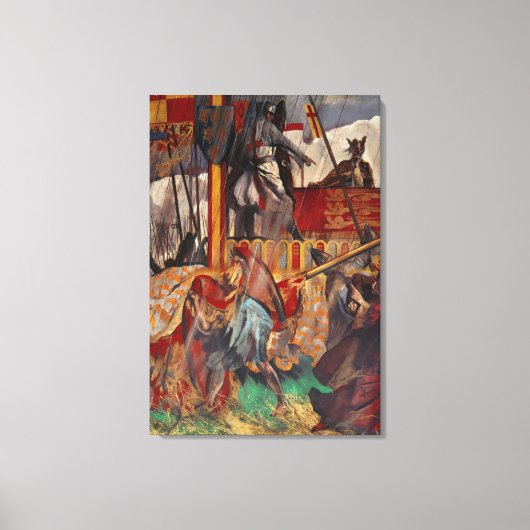 Unterzeichnung der Magna Carta, 1215 Leinwanddruck (Vorderseite)