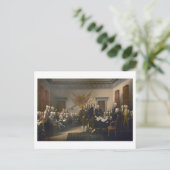 Unterzeichnung der Unabhängigkeitserklärung, 4. Ju Postkarte (Stehend Vorderseite)