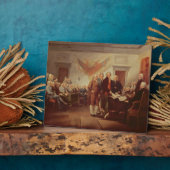 Unterzeichnung der Unabhängigkeitserklärung Fotoplatte (Seite)