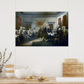 Unterzeichnung der Unabhängigkeitserklärung Poster (Küche)