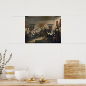 Unterzeichnung der Unabhängigkeitserklärung Poster (Küche)