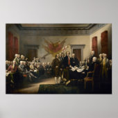 Unterzeichnung der Unabhängigkeitserklärung Poster (Vorne)