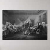 Unterzeichnung der Unabhängigkeitserklärung Poster (Vorne)