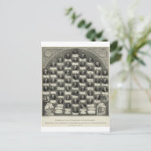 Unterzeichnung der Unabhängigkeitserklärung Postkarte (Stehend Vorderseite)