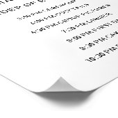 Unterzeichnung der Veranstaltungsordnung | Chic Ca Poster (Ecke)