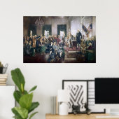 Unterzeichnung der Verfassung durch Howard C. Chri Poster (Heimbüro)