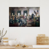 Unterzeichnung der Verfassung durch Howard C. Chri Poster (Küche)