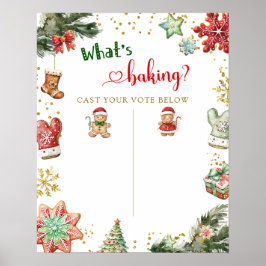 Unterzeichnung des Abstimmungsgremiums "Winter Gin Poster