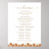 Unterzeichnung des Hochzeit im Herbst-Programms im Poster (Vorne)