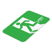 Unterzeichnung des japanischen Notausstiegs Magnet (Linke Seite)