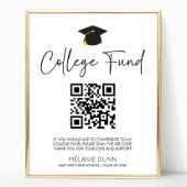 Unterzeichnung des Minimalistischen Abschluss QR C Poster