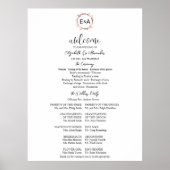 Unterzeichnung des Monografie-Hochzeitsprogramms Poster (Vorne)