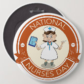 Unterzeichnung des Nurses Day Button (Vorne & Hinten)