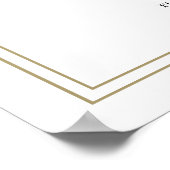 Unterzeichnung des Programms für neutrale Farben B Poster (Ecke)