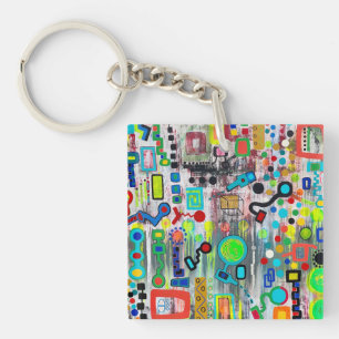 Unterzeichnung des Times Acrylic Schlüsselanhänger