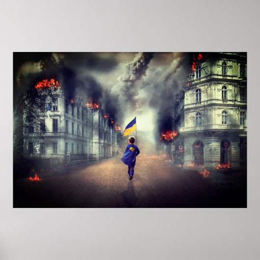 Unterzeichnung des ukrainischen Weltfriedens Poster (Vorne)