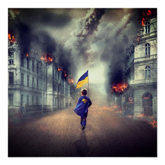 Unterzeichnung des ukrainischen Weltfriedens Poster (Vorderseite)