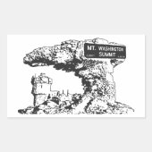 Unterzeichnung des Washingtoner Gipfels Rechteckiger Aufkleber (Vorderseite)