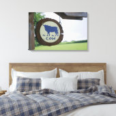Unterzeichnung eines Milchviehbetriebs Leinwanddruck (Insitu (Schlafzimmer))