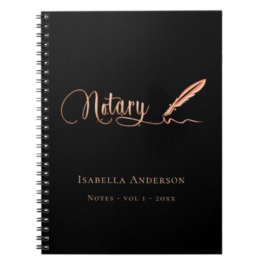 Unterzeichnung eines Notleihvertrags Agent mit sch Notizblock (Vorderseite)