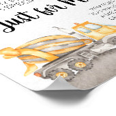 Unterzeichnung eines Truck Memory Book Poster (Ecke)