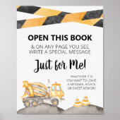 Unterzeichnung eines Truck Memory Book Poster (Vorne)