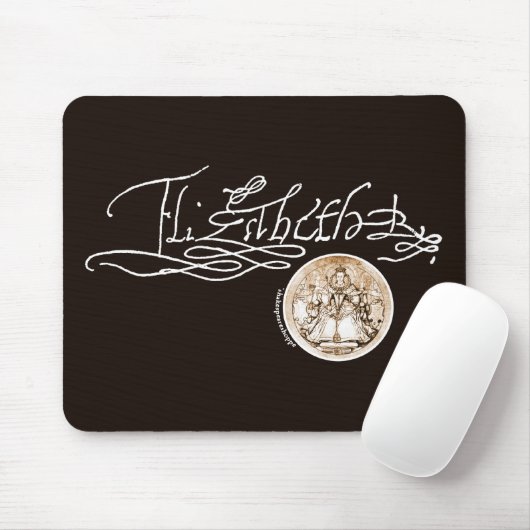 Unterzeichnung Elizabeth I (Version 1) Mousepad (Mit Mouse)