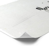 Unterzeichnung von George Bernard Shaw Poster (Ecke)