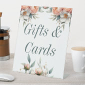 Unterzeichnung von Geschenken und Karten Sockelschild (In Situ)