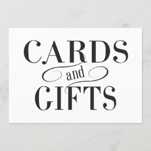 Unterzeichnung von Hochzeitkarten und Geschenkguts Einladung
