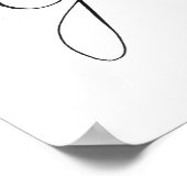 Unterzeichnung von König George III. Poster (Ecke)