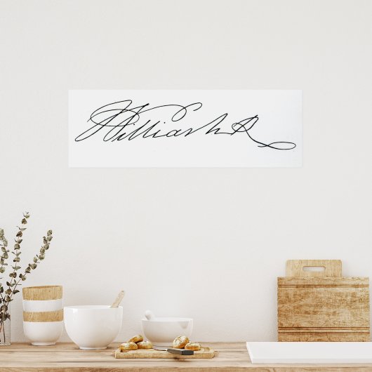 Unterzeichnung von William IV, 1831 Poster (Küche)