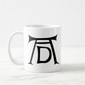 Unterzeichnungs-Monogramm Albrecht Durer Kaffeetasse (Links)