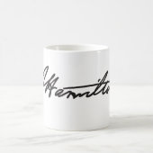 Unterzeichnungs-Tasse Alexanders Hamilton Kaffeetasse (Mittel)