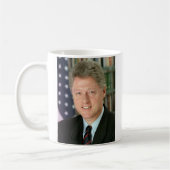 Unterzeichnungs-Tasse Präsidenten-Bill Clinton Kaffeetasse (Links)