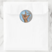 UNTERZEICHNUNGSSPRACHE: ICH LIEBE SIE: STICKER (Tasche)