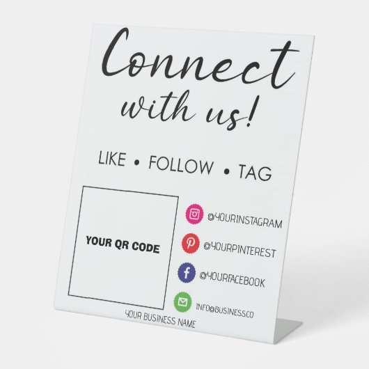 UNTERZEICHNUNGSVORLAGE FÜR SOZIALE MEDIEN SOCKELSCHILD (Vorderseite)