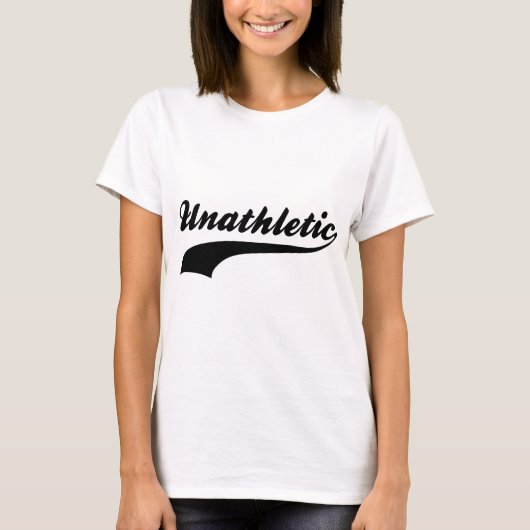 unthletisch T-Shirt (Vorderseite)