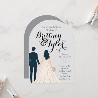Until Forever-Brittney Wedding Invitation Einladung