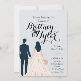 Until Forever-Brittney Wedding Invitation Einladung