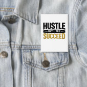 Until You Succeed – Minimal Gold Motivation Design Button (Insitu)