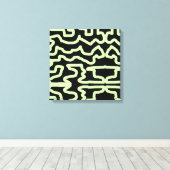Untitelte moderne Kunst Leinwanddruck (Insitu (Holzboden))