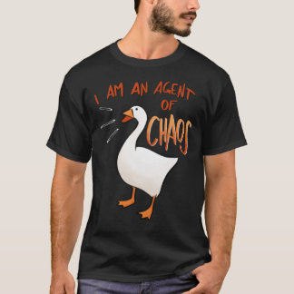 Untitelter Gänsehaut-Agent des Chaos-Aufklebers T-Shirt