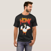 Untitelter Goose Game Meme Honk T-Shirt (Vorne ganz)