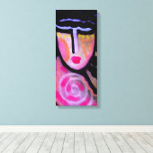 Untiteltes Abstraktes digitales Bild einer Frau Leinwanddruck (Insitu (Holzboden))