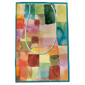 Untitled abstract watercolor squares - Paul Klee Mittlere Geschenktüte (Vorderseite)