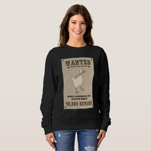 Untitled Goose Game  Wanted Sweatshirt (Vorne ganz)